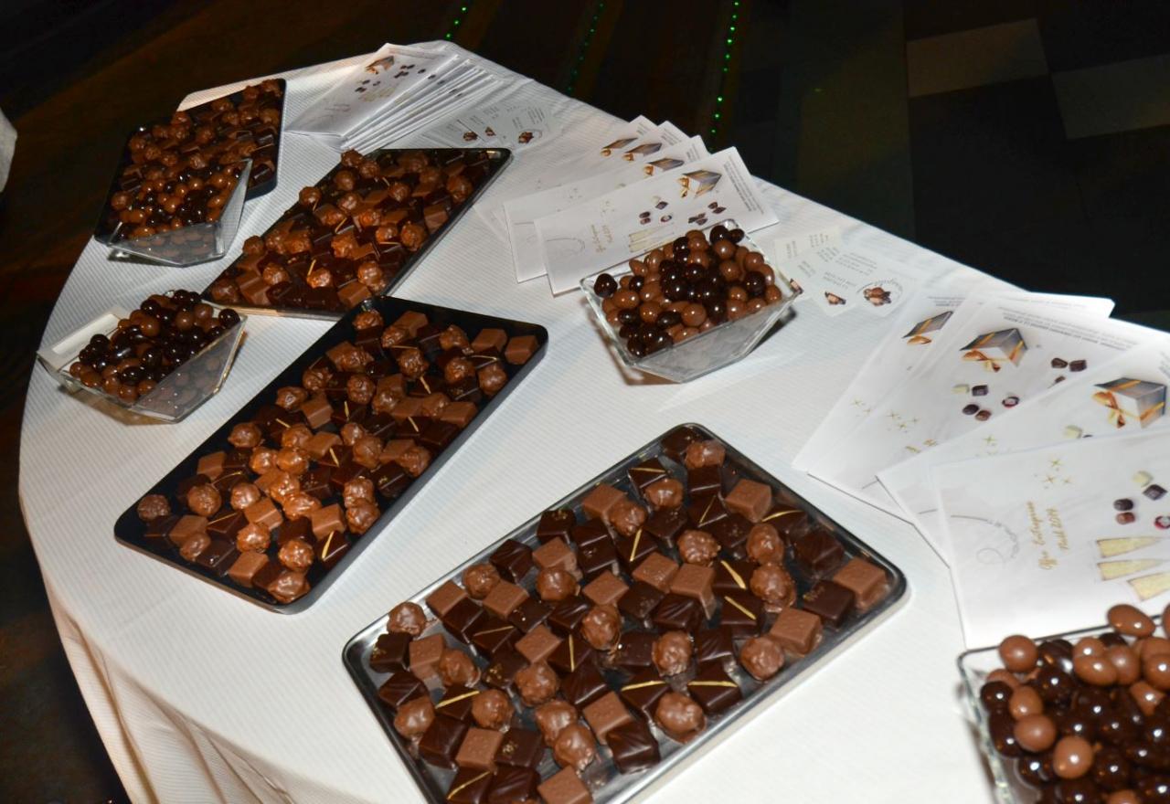 buffet chocolatier Nougalet   partenaire de la soirée