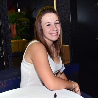 la plus heureuse de la soirée