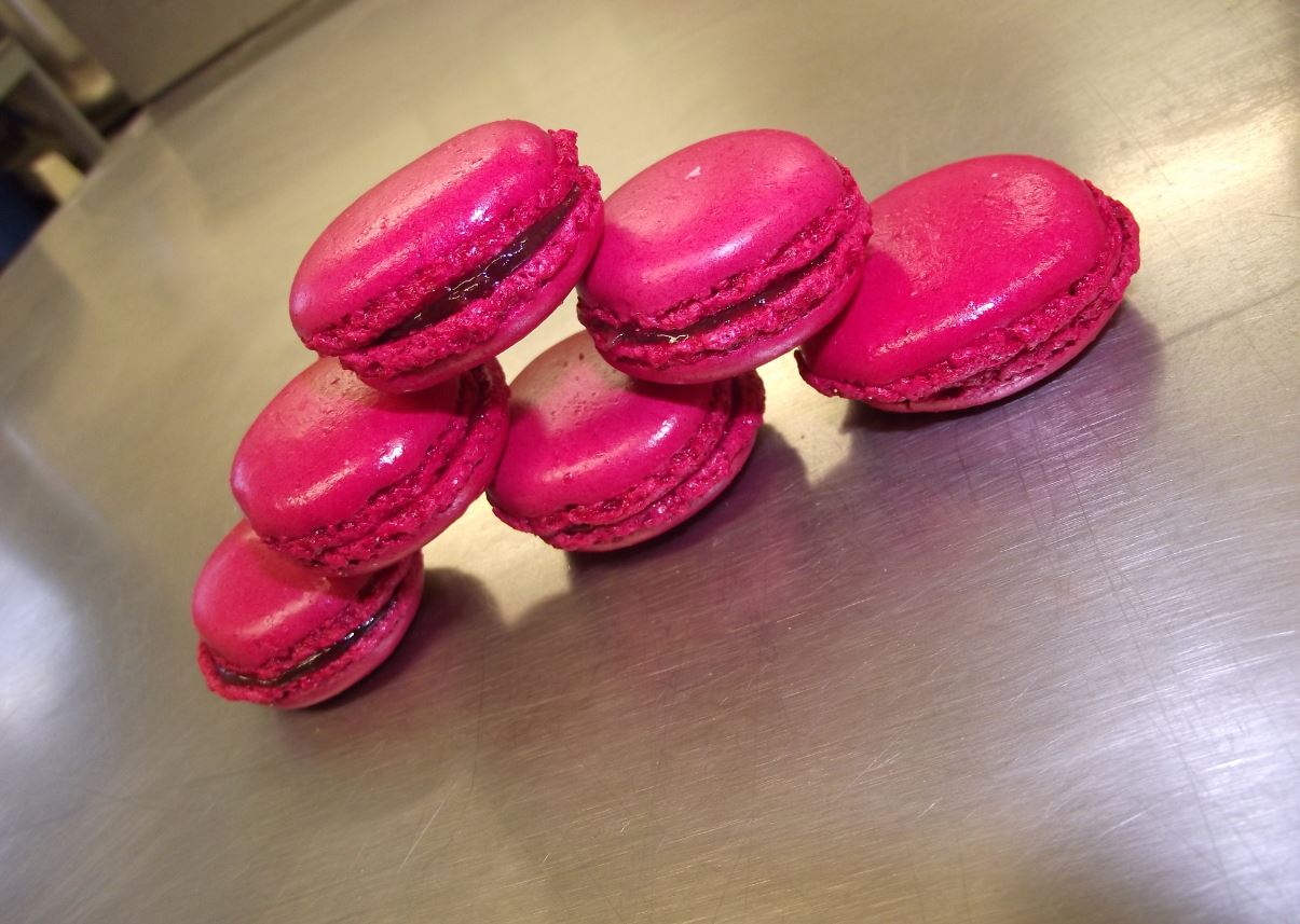 macarons-framboise