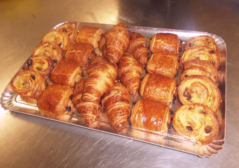 mini viennoiserie trois variétés