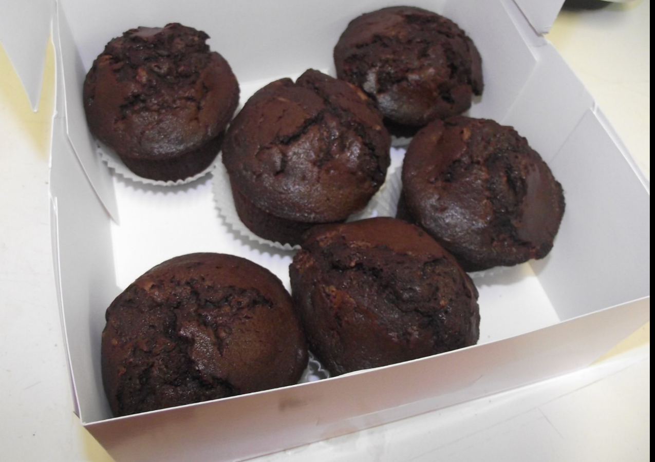 Muffin chocolat noir intense