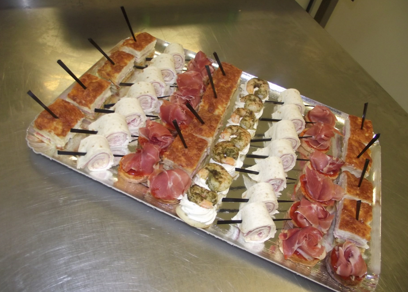 plateau de canapés salés