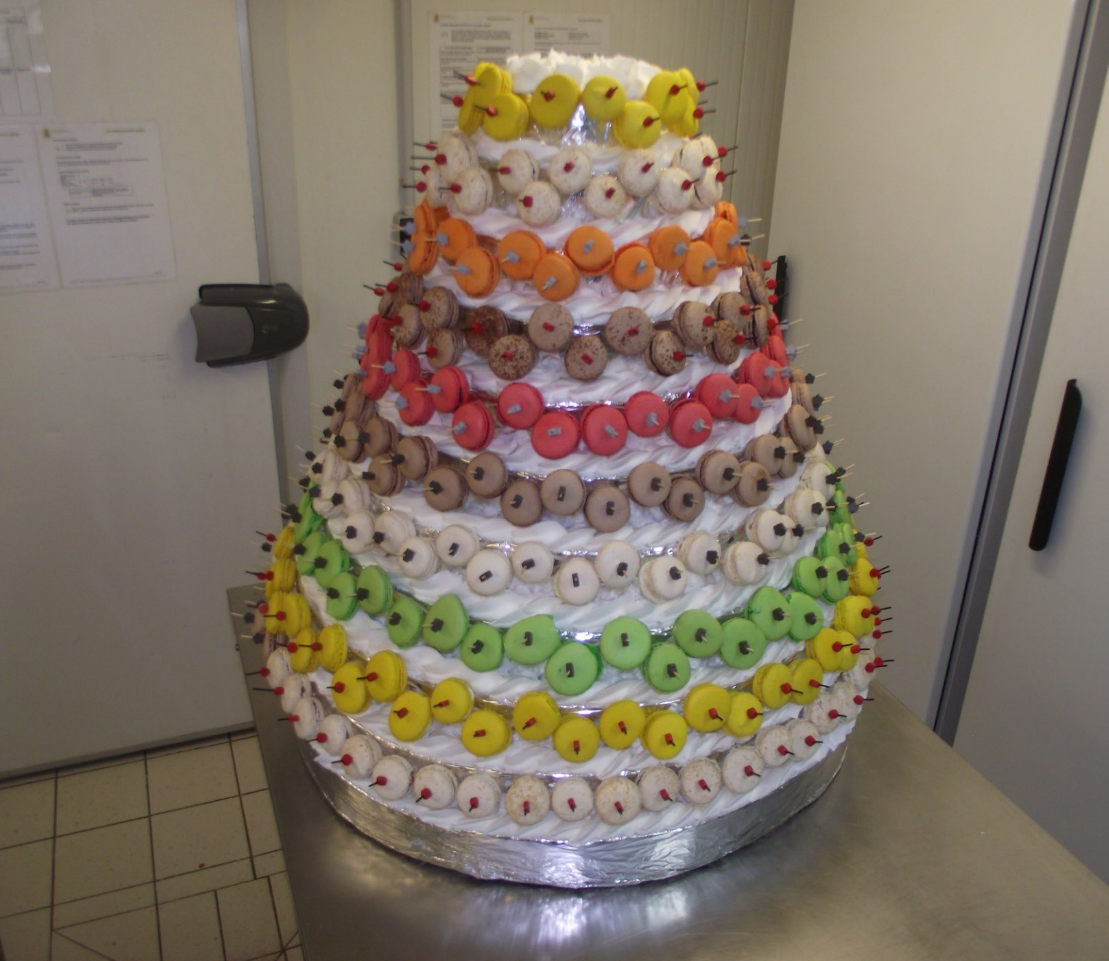 pyramide de macarons 