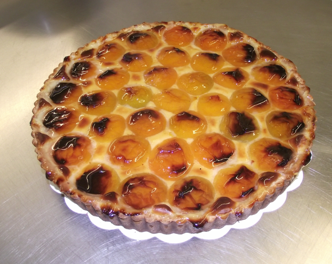 tarte à l'abricot 10-12 parts