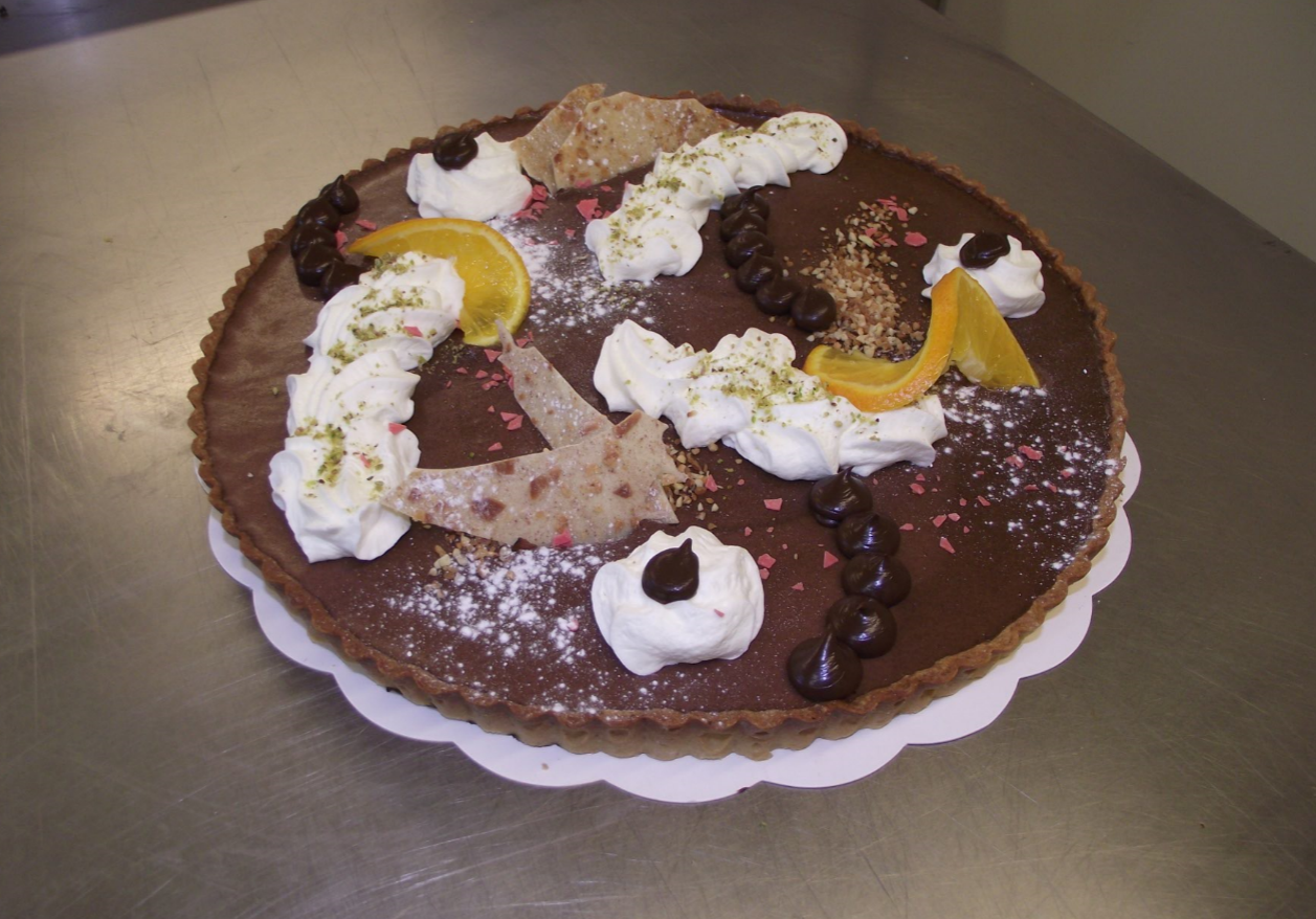 tarte au chocolat 10-12 parts