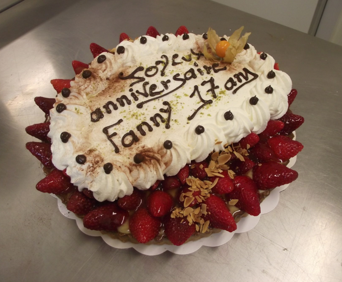 tarte aux fraises 10-12 parts