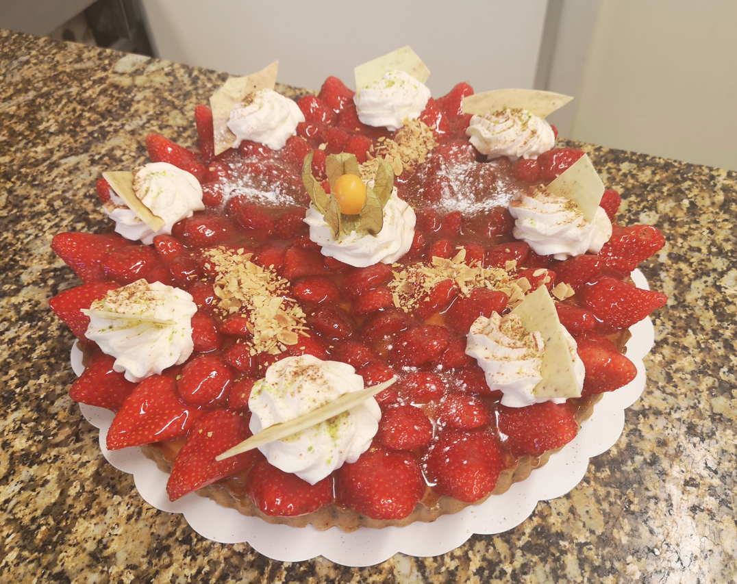 Tarte aux fraises 10 12 parts 7