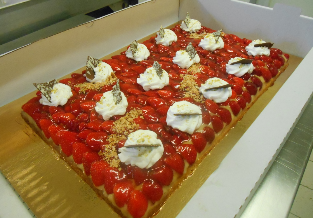 Tarte aux fraises 20 24 parts 