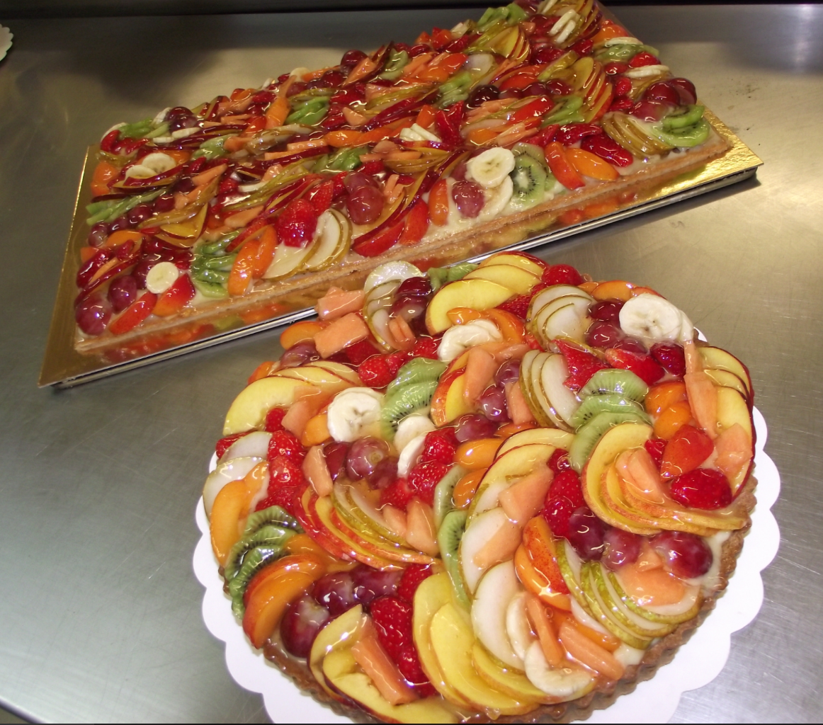 tarte aux fruits 10-12 et 20-24 parts