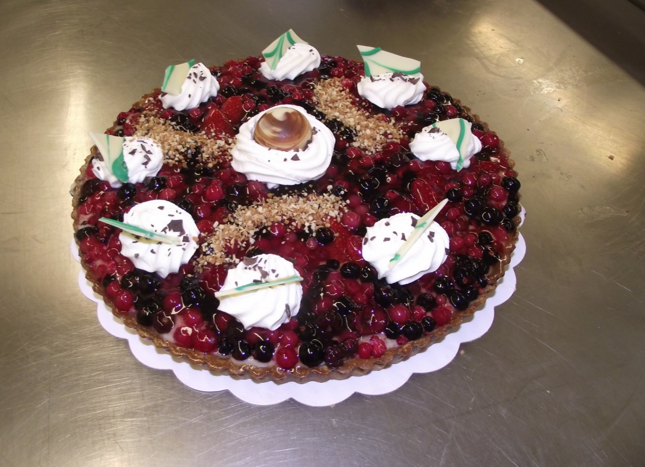 tarte aux fruits des bois 10-12 parts 