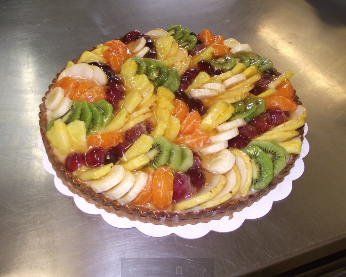 tarte aux fruits frais 10-12 parts