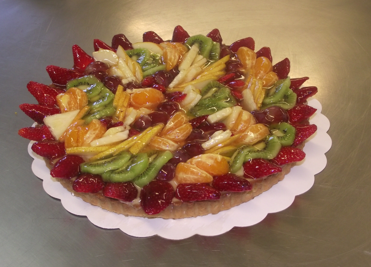 tarte aux fruits frais 10-12 parts 