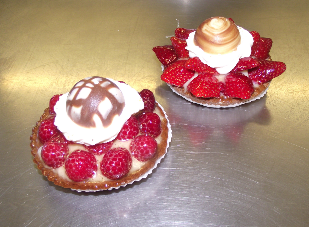 tartelette fraise et framboise