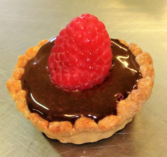 tartelette choco / framboise