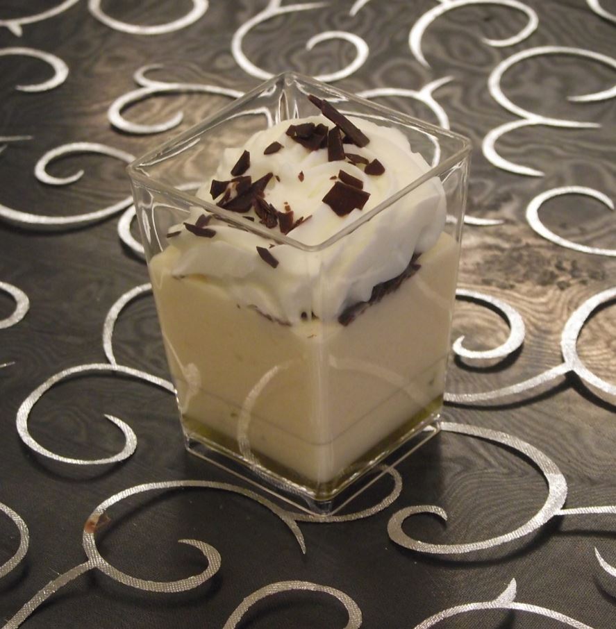 verrine mousse melon / menthe